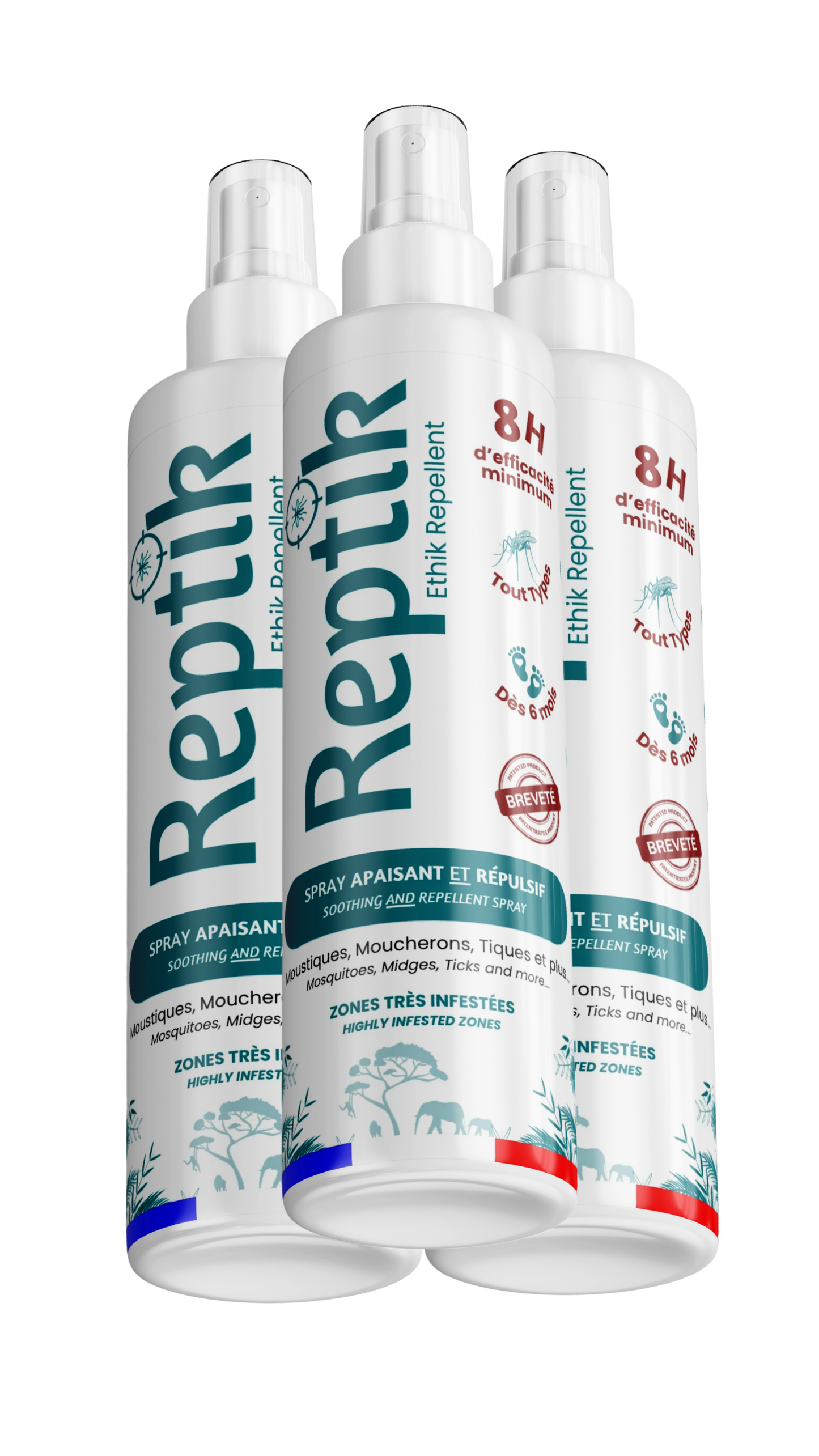 Reptik - Spray Soothing & Repellent - Reptik - Most Efficient Mosquito Repellent - Plant based Anti-Mosquitoes